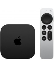 Мултимедиен плейър Apple - Apple TV 4K 2022, 64GB, черен/сив